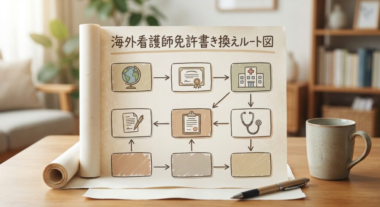 看護師 海外就労 免許書き換え ルート