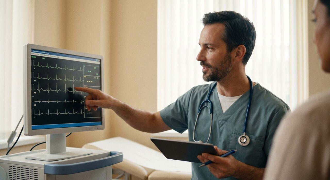 心電図 英語 基本用語 ECG