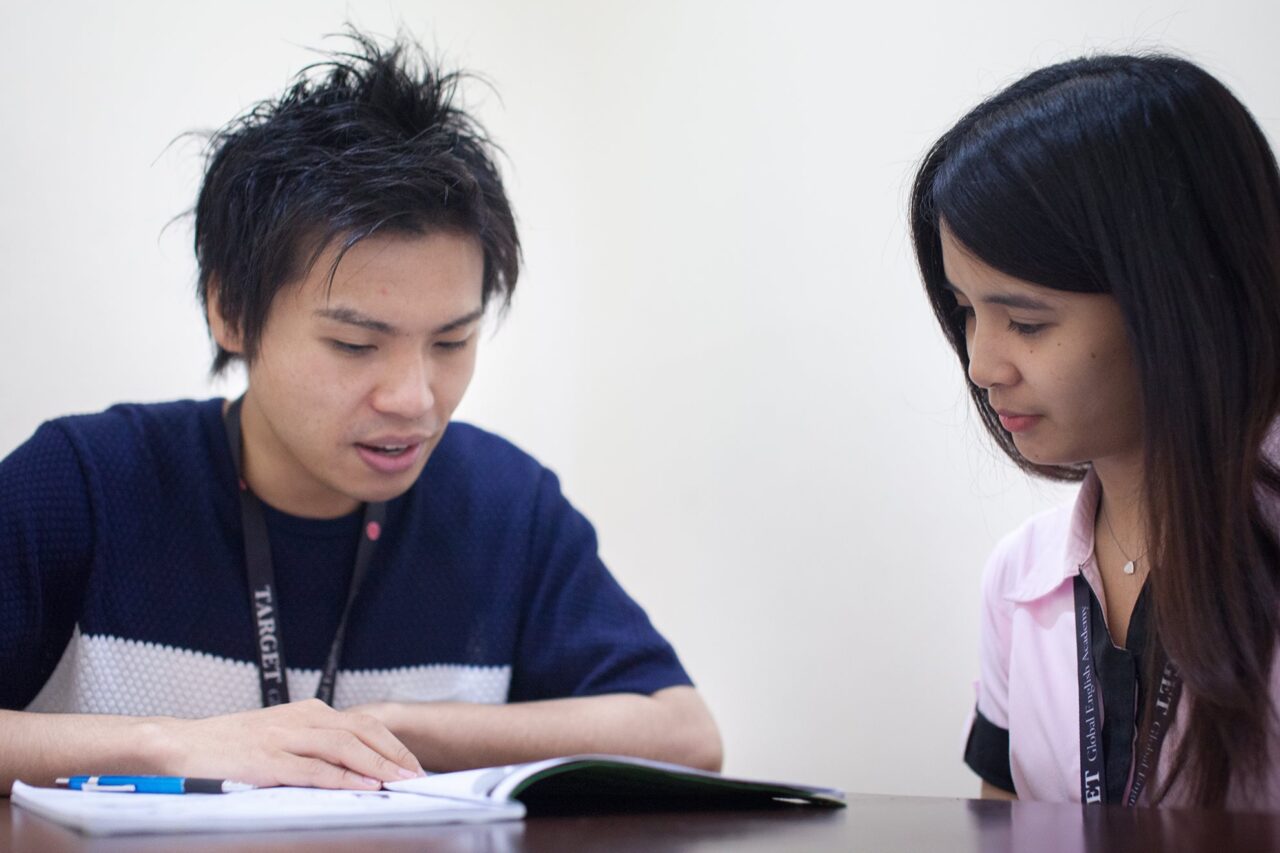 TARGET マンツーマンレッスンの様子